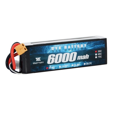 众银ZYE 2200mah/5200mah/6000mah 3S/4S/6S 11.1V/14.8V/22.2V 35C/50C 航模无人机锂电池